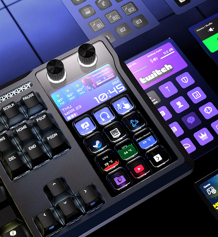 GALLEON 100 SD Stream Deck-Integrated Mechanical Keyboard (NA